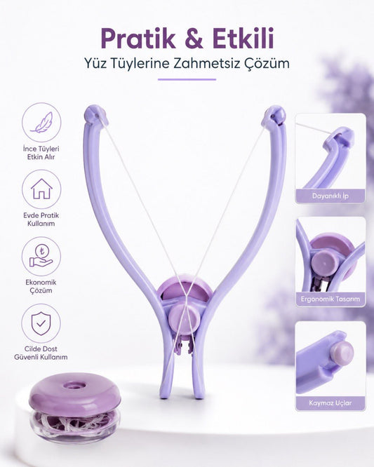 Sliquea™İpli Yüz Tüy Alma Aparatı